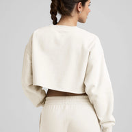 Luxe Fleece Boxy Pullover | Fresh Snow