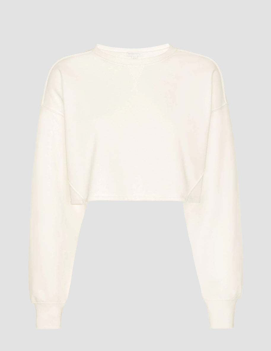 Luxe Fleece Boxy Pullover | Fresh Snow