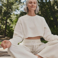 Luxe Fleece Boxy Pullover | Fresh Snow