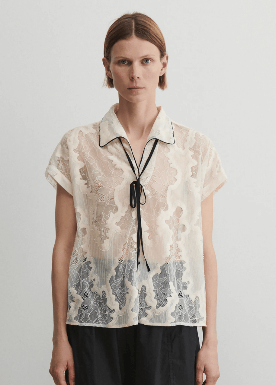 Rachel Comey Neta Lace Top, Shop for Day to night tops, Women's elevated tops in white 
