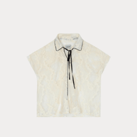 Rachel Comey Neta Lace Top, Shop for Day to night tops, Women's elevated tops in white 