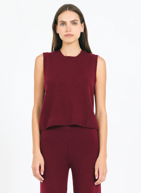 Forbes Cashmere Sleeveless Tee