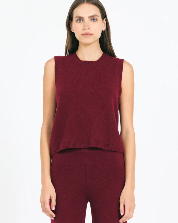 Forbes Cashmere Sleeveless Tee