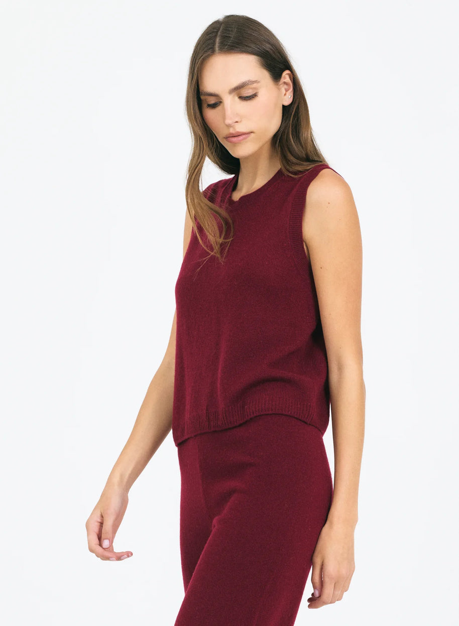Forbes Cashmere Sleeveless Tee