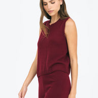 Forbes Cashmere Sleeveless Tee