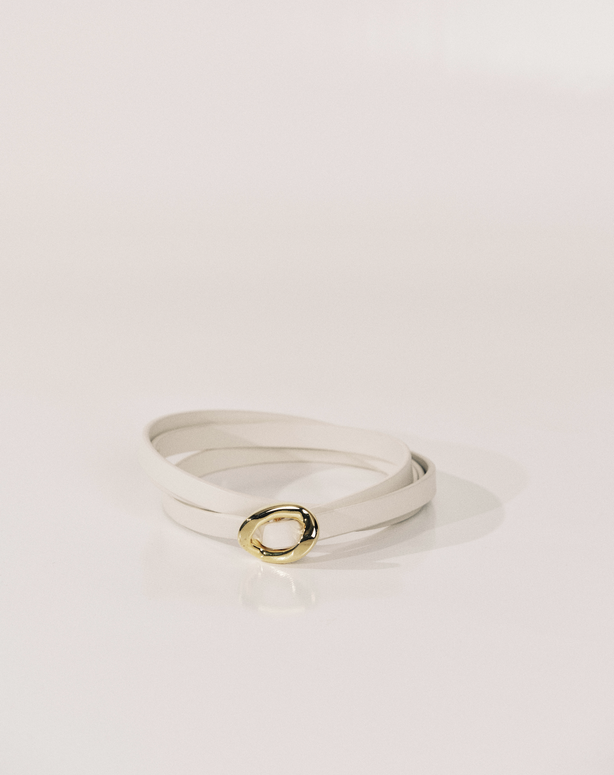 Déhanche Orbit Belt Ivory Thin Belt Dehanche
