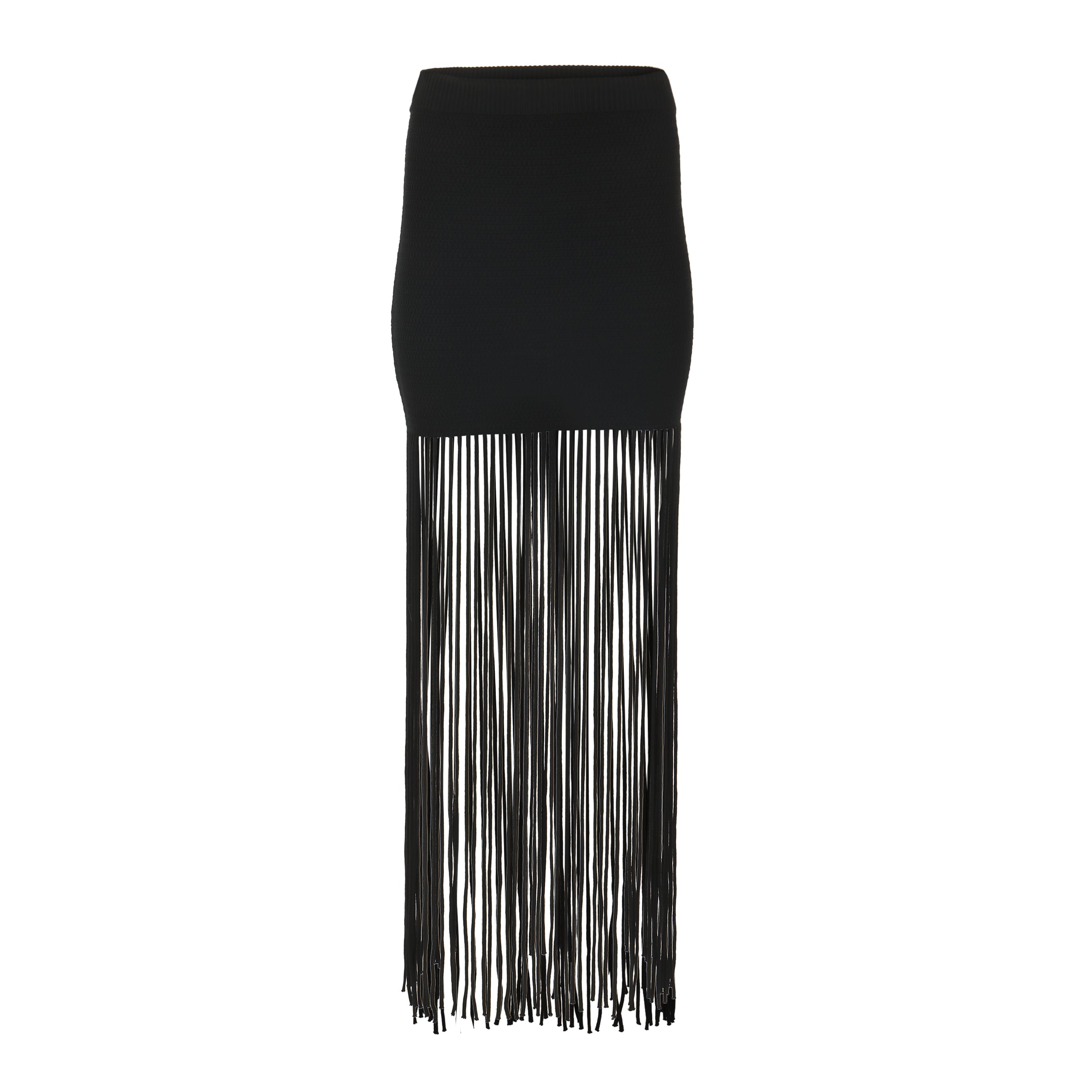 Osis Libby Skirt Black Fringe