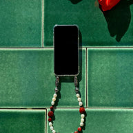 Ossa Heart and Pearl Wristlet - iPhone Wristlet 