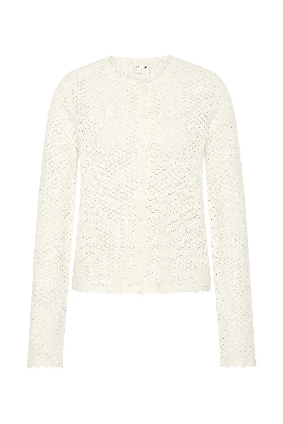 Posse Helena Jacket in White Crochet