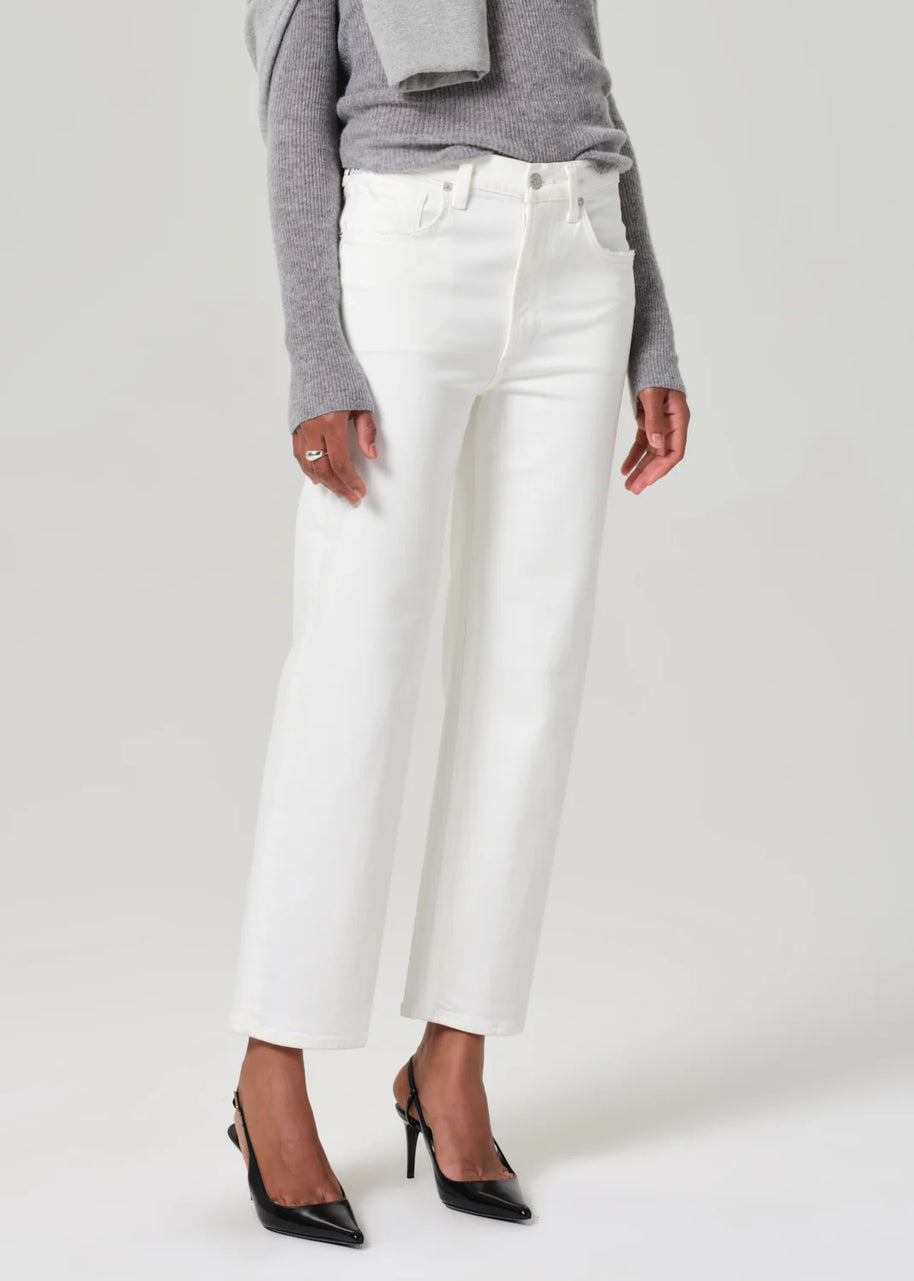 Citizens of Humanity Palma Straight Leg Jeans in White