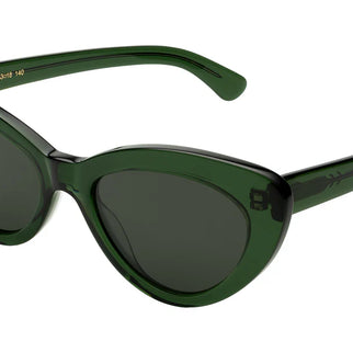 illesteva Pamela sunglasses - cat eye sunglasses - green cat eye sunglasses -illesteva 