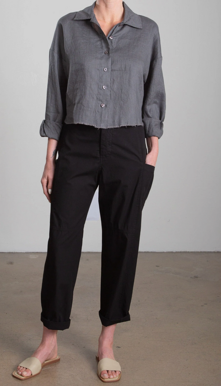 Pharaoh Torrence Pant Paperweight Cotton Black Plant 