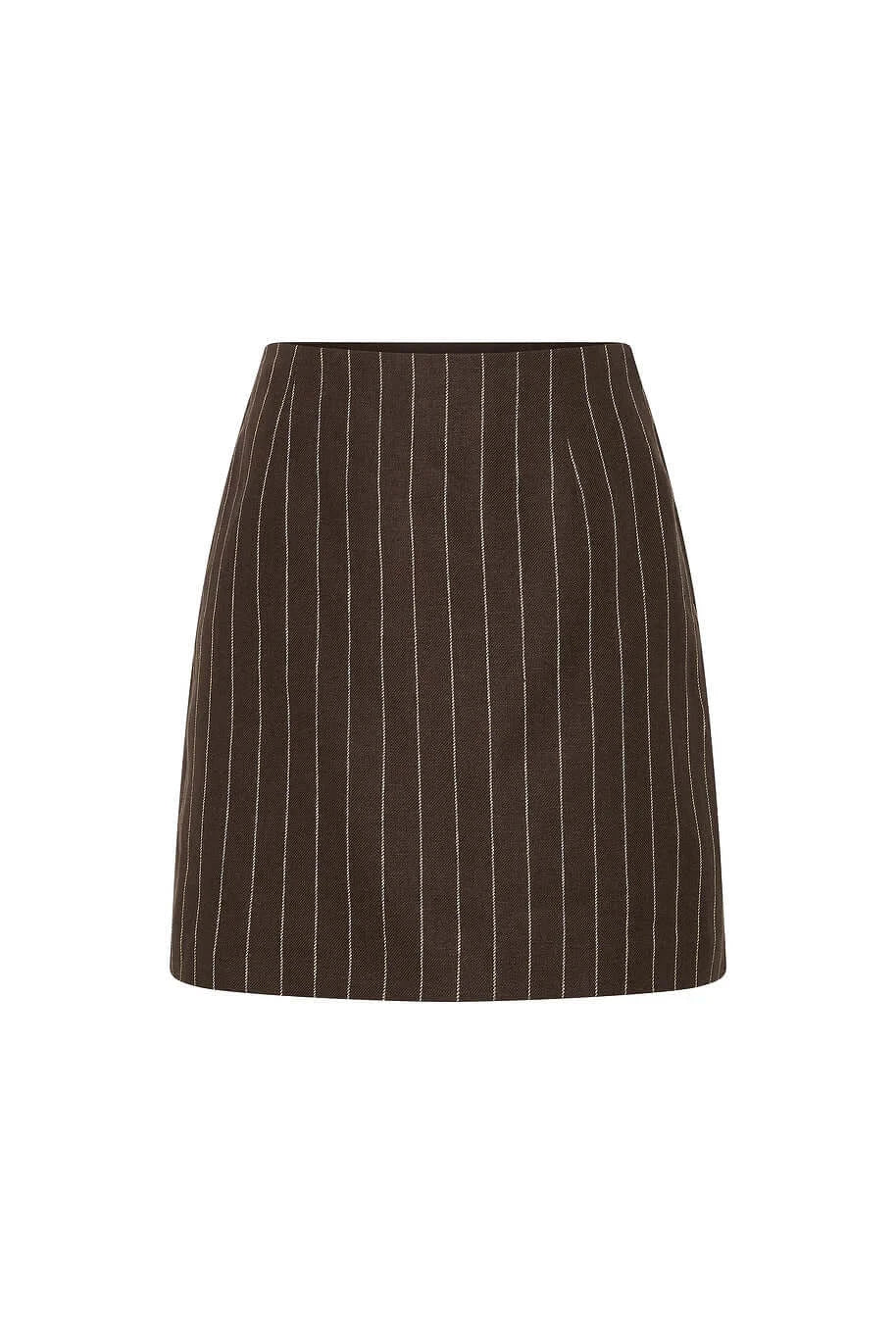 Alice Skirt | Chocolate Cream Pinstripe