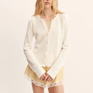 Posse Helena Jacket in White Crochet