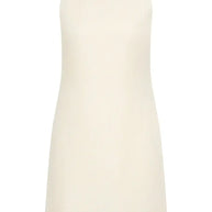 Posse Neve Mini Dress Cream, Linen Mini Dress 