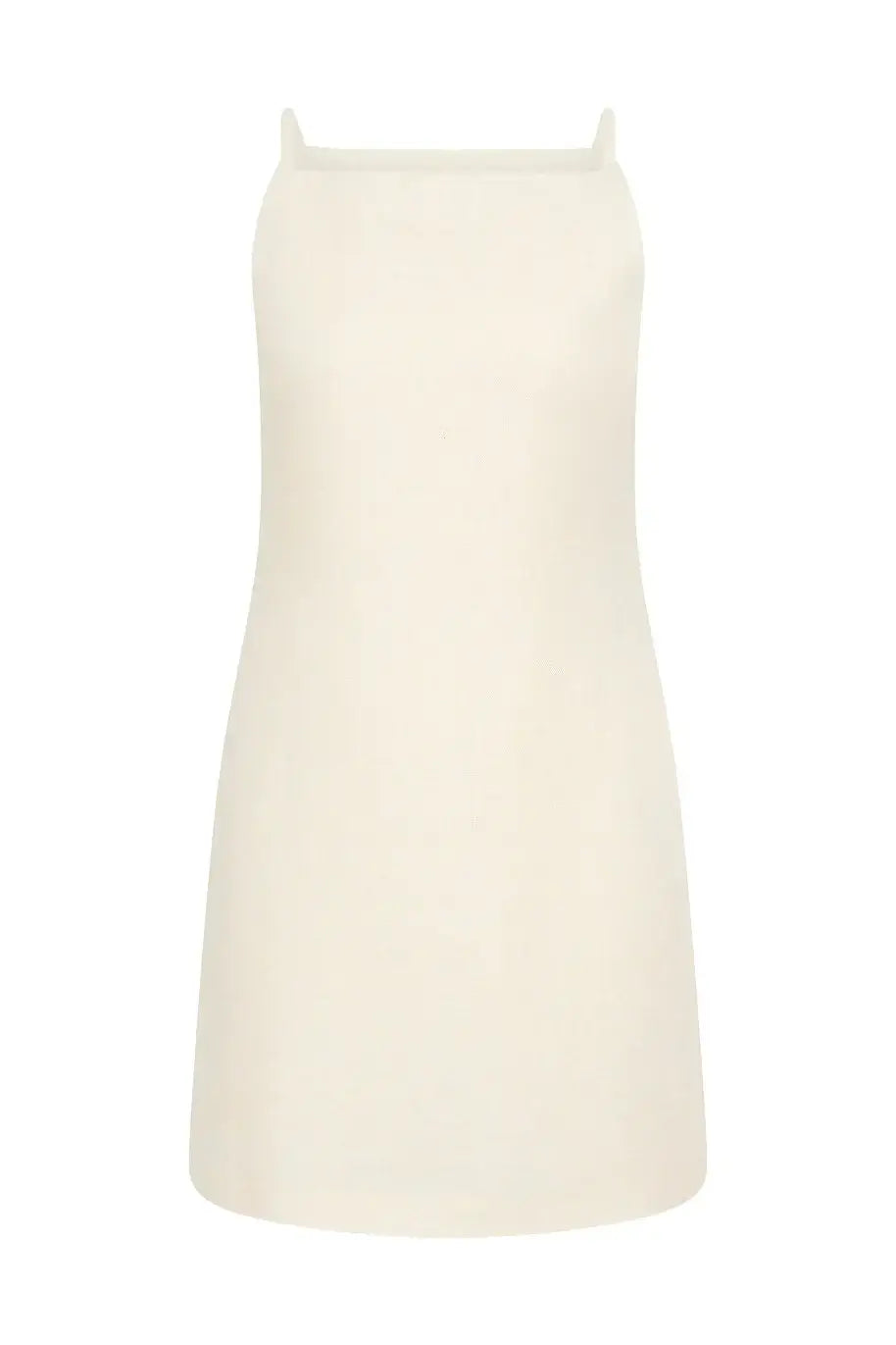Posse Neve Mini Dress Cream, Linen Mini Dress 