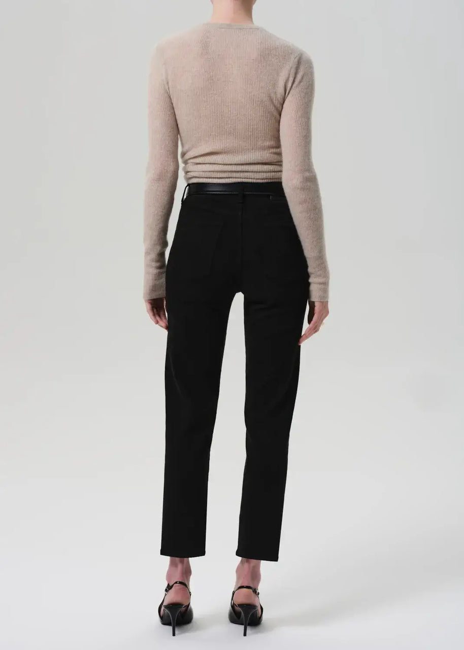 Citizens of Humanity Caia Straight Black Jeans Women's Straight Leg Jeans
