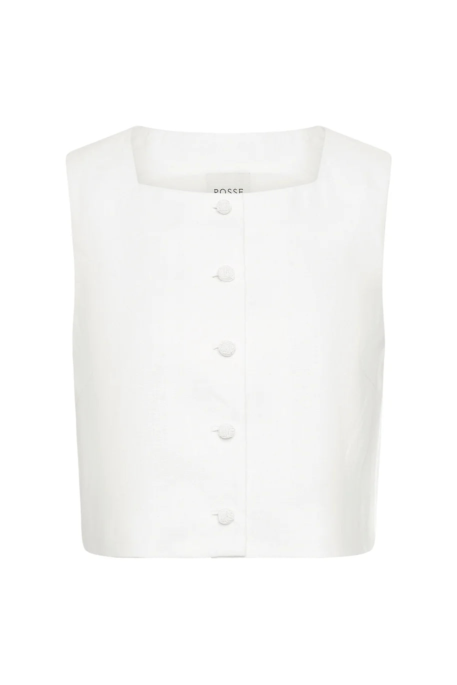 Posse Rio Top in Ivoy, Linen White Top