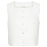 Posse Rio Top in Ivoy, Linen White Top