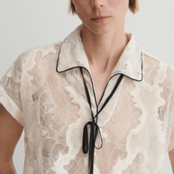 Rachel Comey Neta Lace Top, Shop for Day to night tops, Women's elevated tops in white 