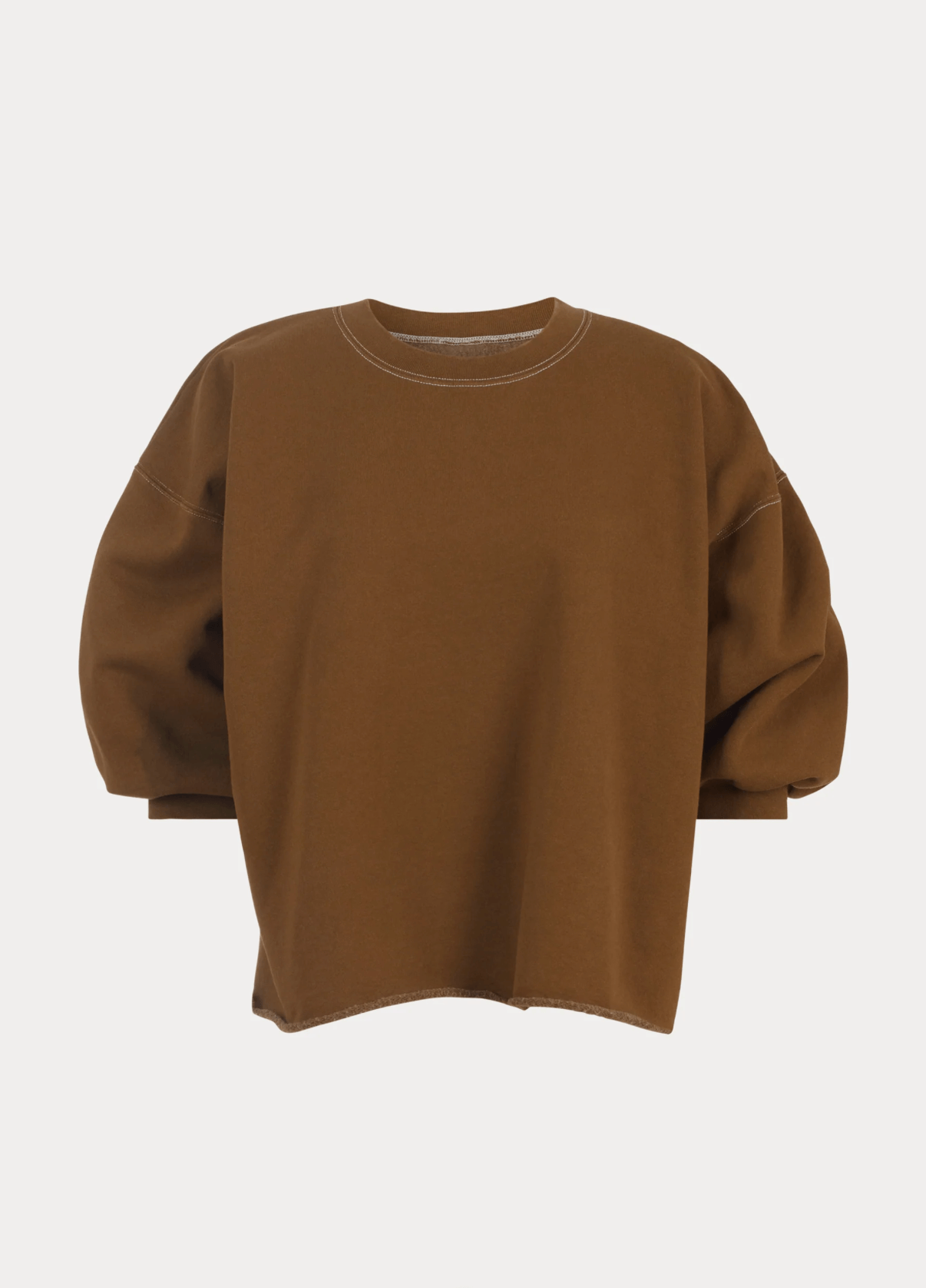 Rachel Comey Fond Sweatshirt in Bronze, Shop Travel Sweatshirt, Chic designer lounge apparel 