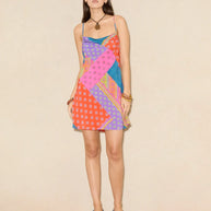 Boteh Rani Silk Bias Mini Dress