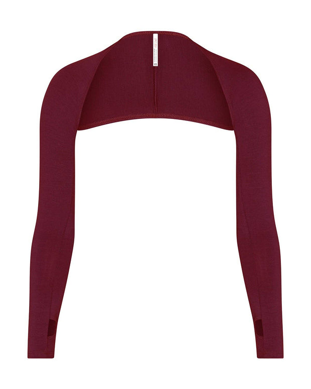 Rat Boi Ballet Bolero in Bordeaux - Red Shrug - Red Bolero 