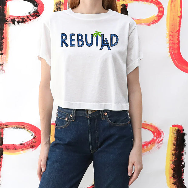 Boyfriend Crop Tee | Rebuild LA