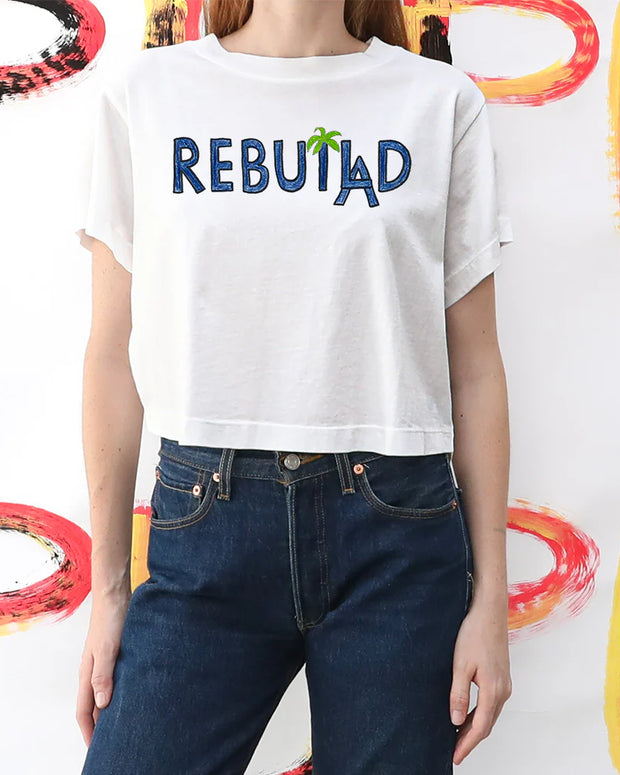 Boyfriend Crop Tee | Rebuild LA