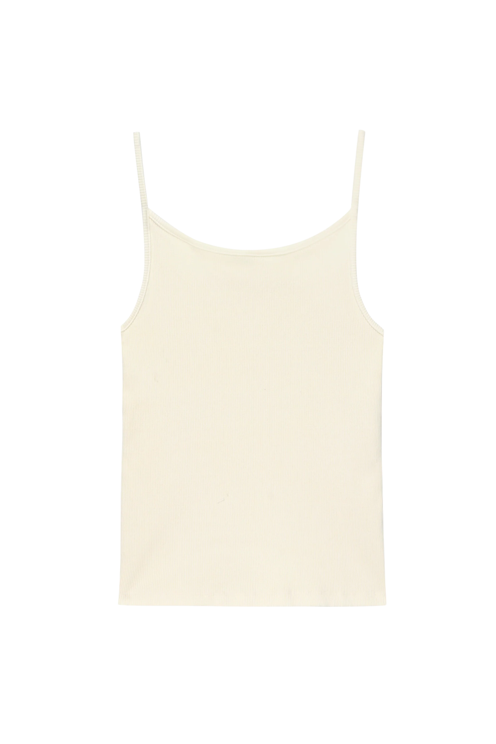 The Rib Spaghetti Tank | Cream