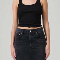 Faye tank - citizens of humanity tank tops - black tank top 