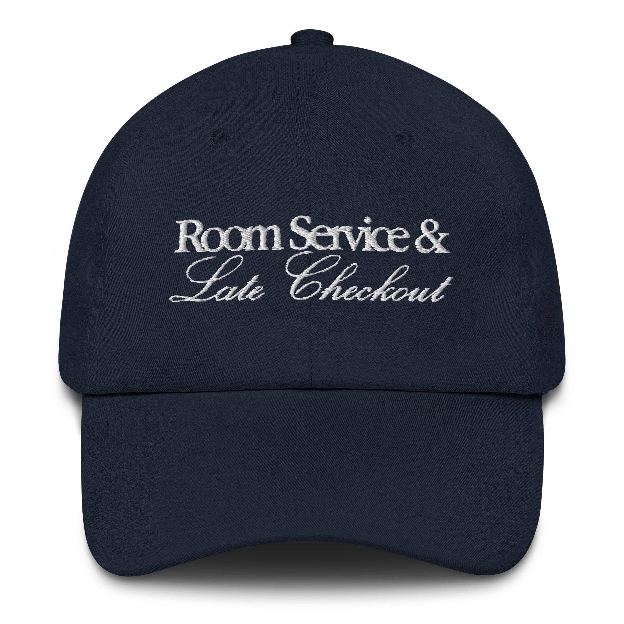 Room Service Navy Dad Hat 