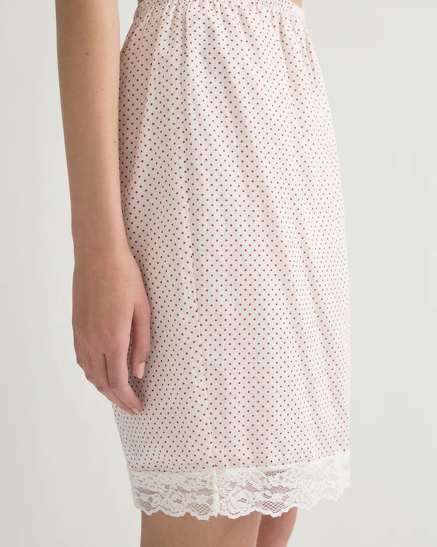 Marlow Skirt | Cream & Polka Dot