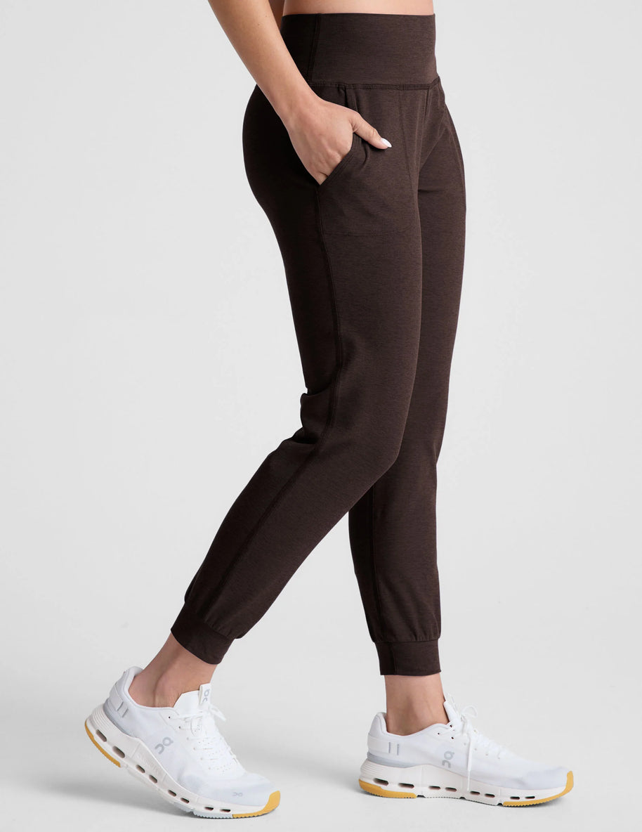 Spacedye Midi Jogger | Dark Chocolate Heather