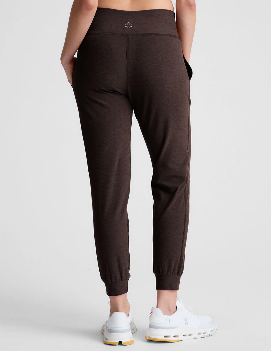 Spacedye Midi Jogger | Dark Chocolate Heather