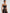 Spacedye Slim Racerback Cropped Tank | Dark Chocolate Heather