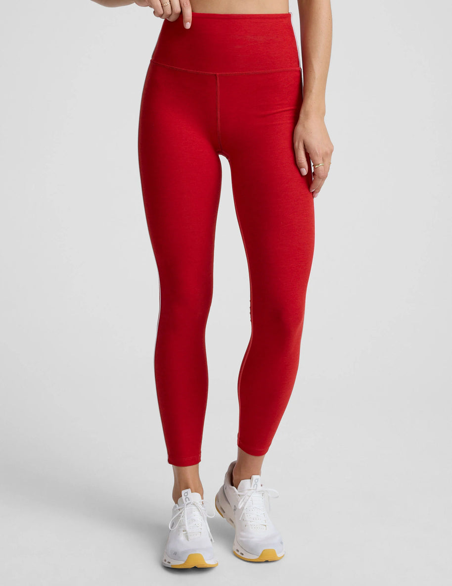 Spacedye Ready Midi Legging | Holly Red Heather