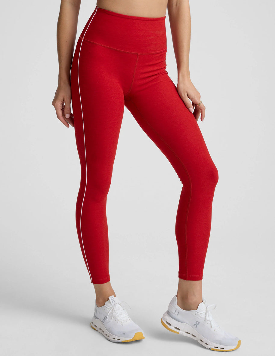 Spacedye Ready Midi Legging | Holly Red Heather