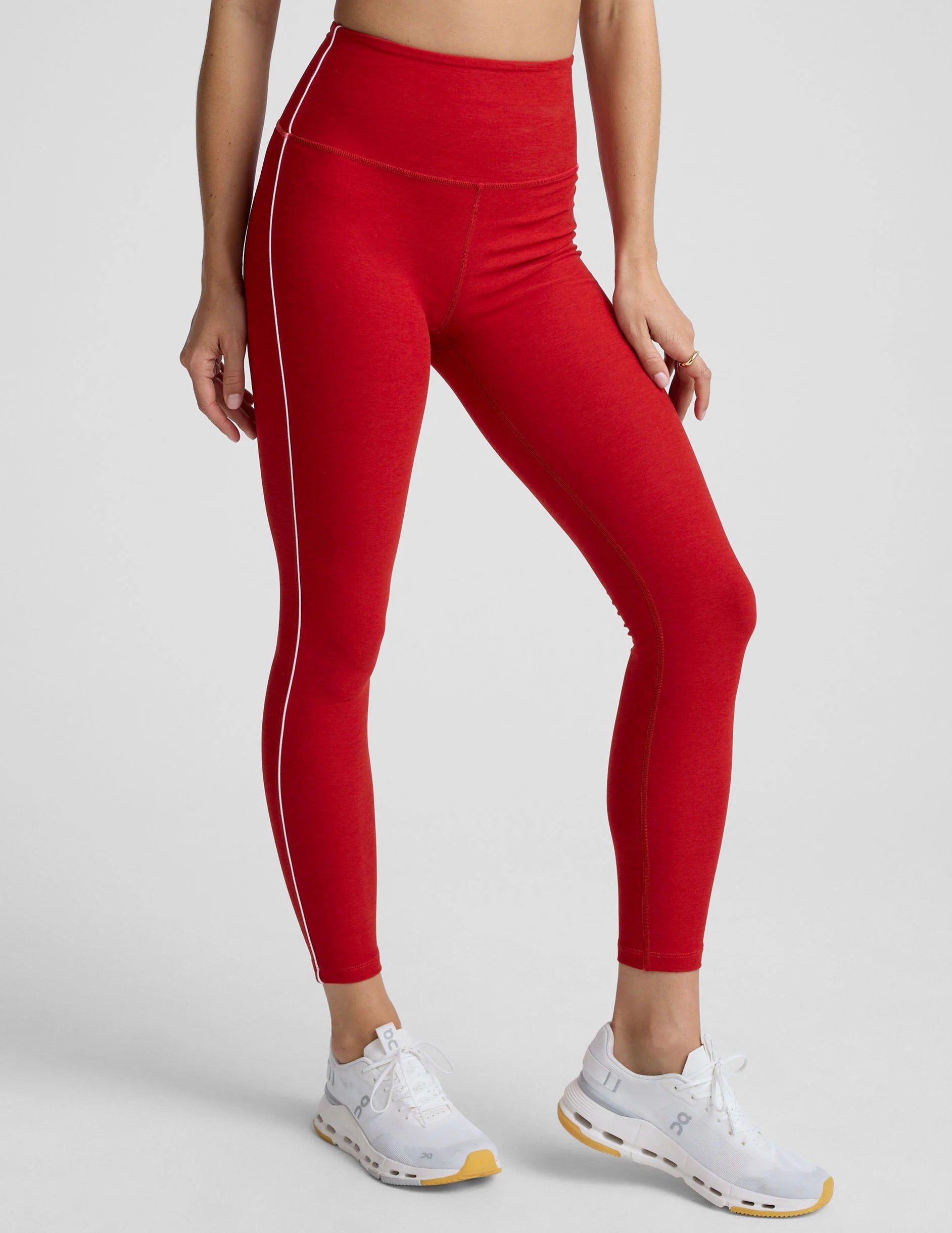 Spacedye Ready Midi Legging | Holly Red Heather
