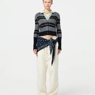 Shadow Plaid Cardigan