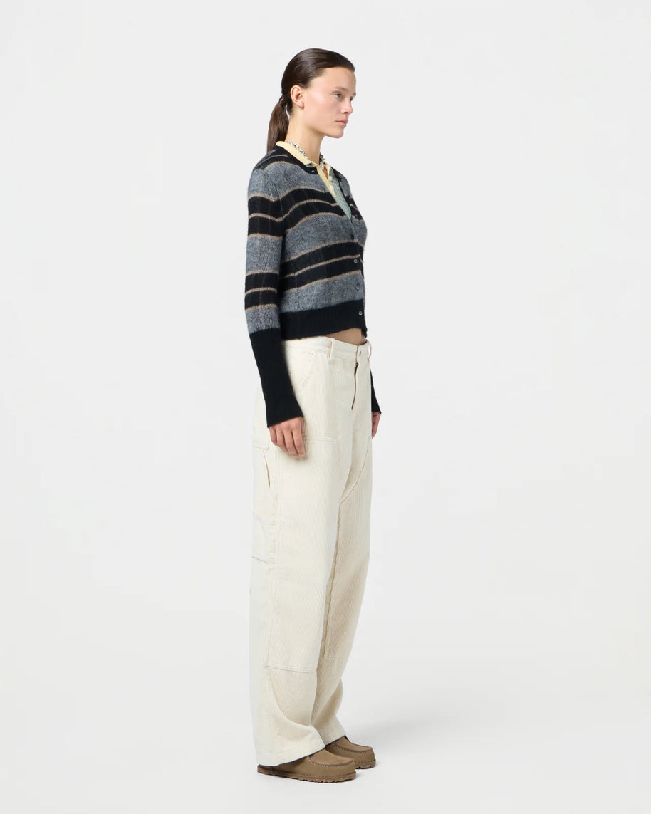 Shadow Plaid Cardigan
