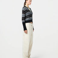 Shadow Plaid Cardigan