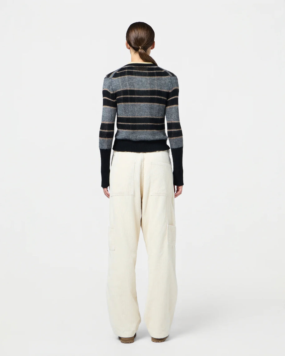 Shadow Plaid Cardigan