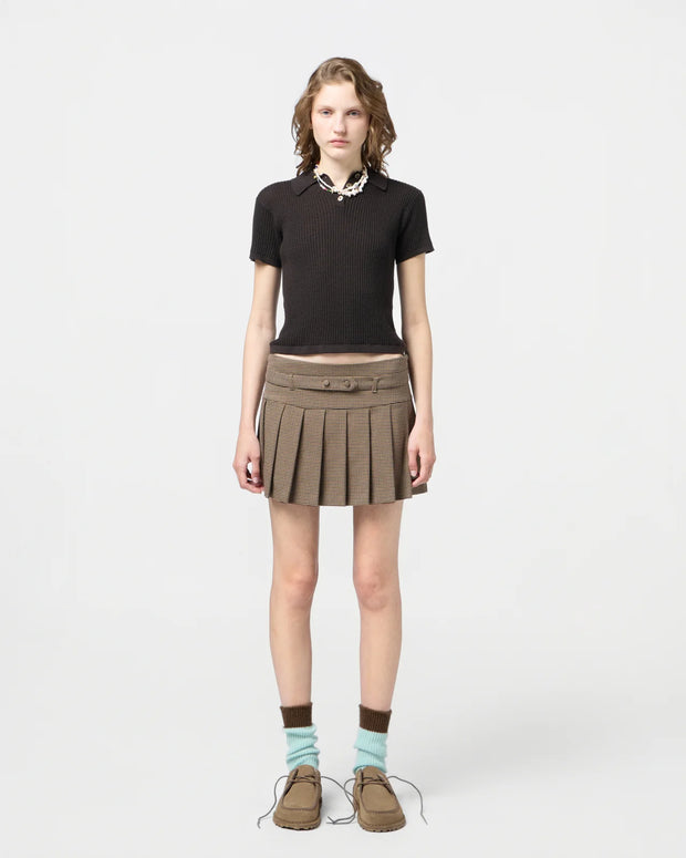Shrunken Polo | Burnt Cocoa