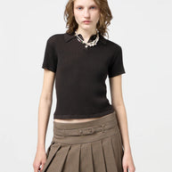 Shrunken Polo | Burnt Cocoa