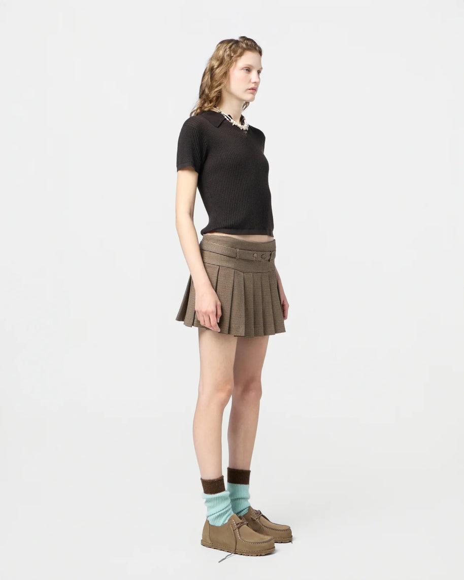 Shrunken Polo | Burnt Cocoa