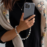 Ossa Stone and Pearl Wristlet, Ossa iPhone Wristlets 