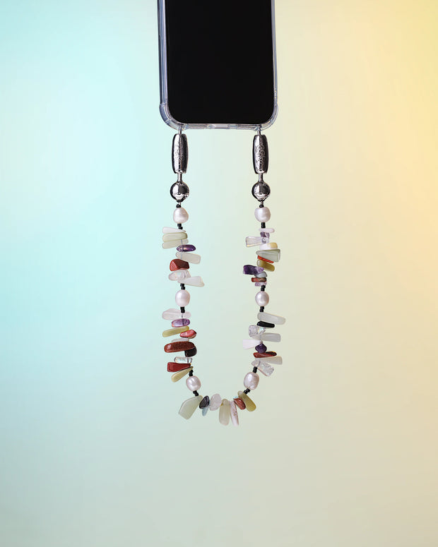 Ossa New York Stone and Pearl iPhone Wristlet 