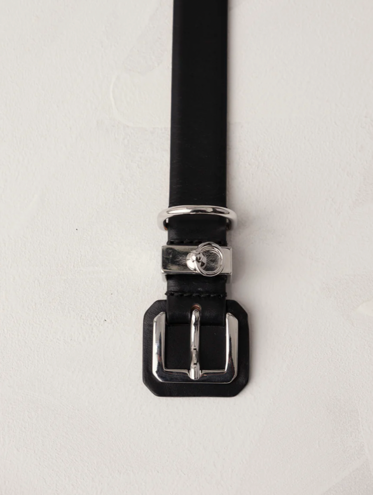 Dehanche Jolinard Belt in Black and Silver 