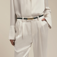 Favorite Daughter The Low Favorite Satin Pant Satin Ivory 